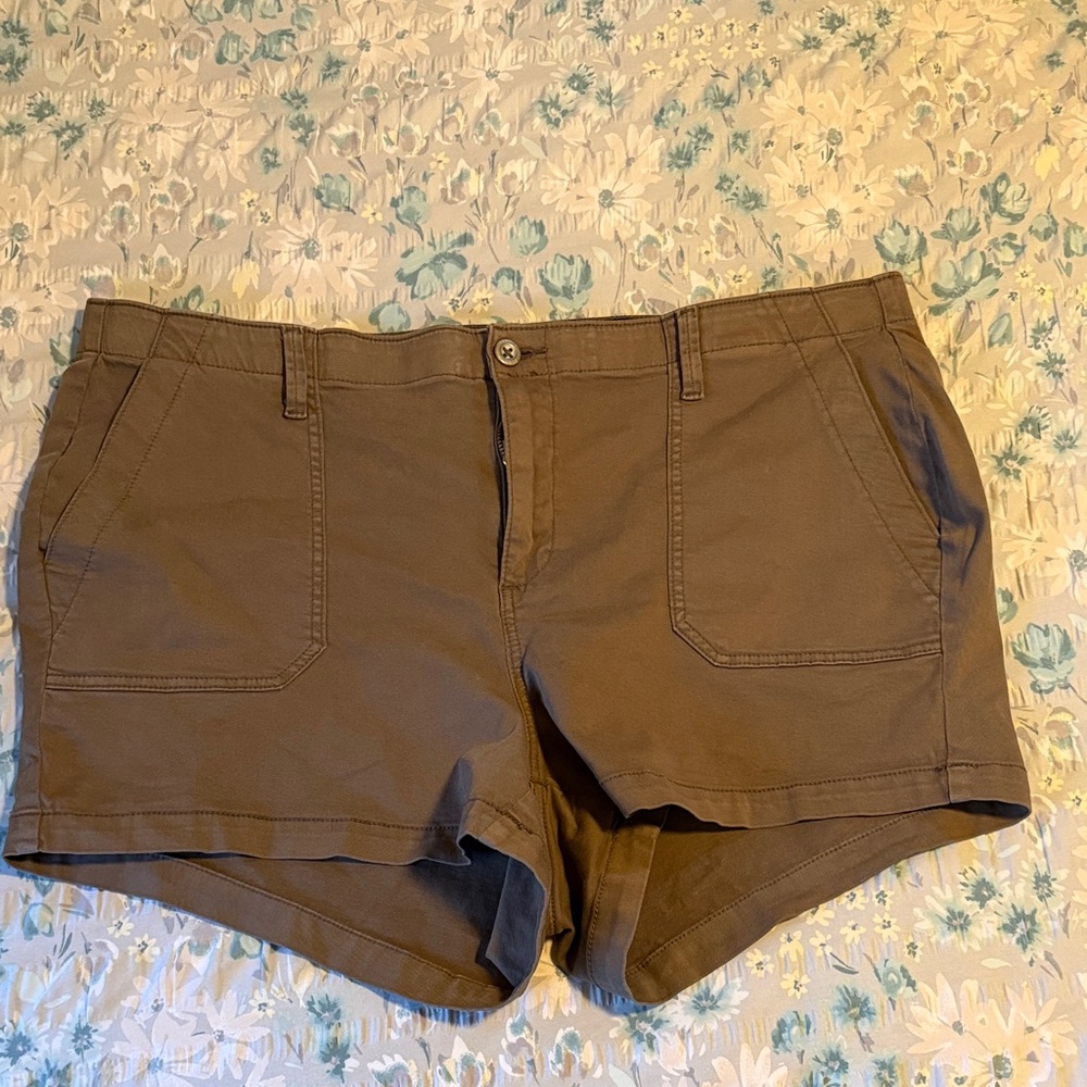 Torrid Women's Casual Utility Shorts - Brown